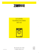 Zanussi ZWF 250 User Manual