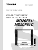 TOSHIBA MD20F51 Service Manual