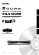 TOSHIBA RD-XS24SB Owner's Manual