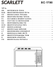 Scarlett SC-1700 Instruction Manual