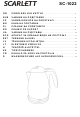 Scarlett SC-1022 Instruction Manual