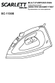 Scarlett SC-1130S Instruction Manual