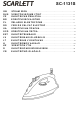 Scarlett SC-1131S Instruction Manual
