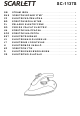 Scarlett SC-1137S Instruction Manual