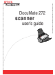 Xerox DOCUMATE 272 User Manual