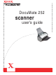 Xerox DOCUMATE 252 User Manual