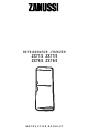 Zanussi ZX77/3 Instruction Booklet