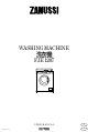 ZANUSSI FJE 1207 User Manual
