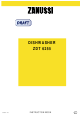 ZANUSSI ZDT6255 Instruction Book