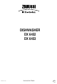 Zanussi Electrolux DX 6452 Instruction Book