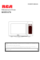 RCA RMW1170 Owner's Manual
