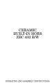 Zanussi ZBC 402 B/W Operating And Assembly Instructions Manual