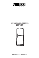 ZANUSSI ZCFF7/5W Instruction Booklet