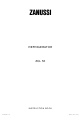 ZANUSSI ZCL 56 Instruction Book