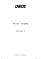 ZANUSSI ZCO 99/4 W Instruction Book