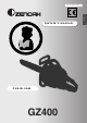 Zenoah GZ400 Owner's Manual