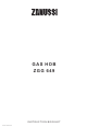 Zanussi ZGG 649 Instruction Booklet