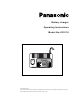 Panasonic EY0110 Operating Instructions
