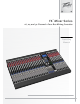 Peavey FX Mixer Series Operating Manual