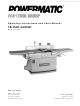 Powermatic PJ1696 Operating Instructions And Parts Manual