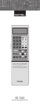 Rotel RR-1060 Instruction