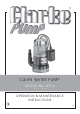 Clarke LEP1A 7260060 Operation & Maintenance Instructions Manual