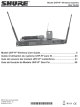 Shure Unf-R User Manual