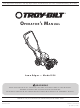 Troy-Bilt 554 Operator's Manual