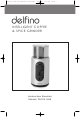 Delfino DLCG-559 Instruction Booklet