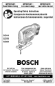 BOSCH 52314 Operating/Safety Instructions Manual