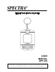 Spectra DPF-105 User Manual