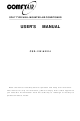 Comfy Air CSD-12X User Manual
