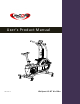 LifeCore Fitness LifeSport LS-XT Air Bike User Manual