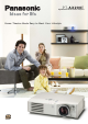 Panasonic PT-AX200E Brochure & Specs