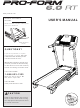 PRO-FORM 6.0 RT TREADMILL MANUAL Pdf Download | ManualsLib