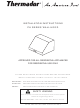 Thermador An American Icon PH30ZS Installation Instructions Manual