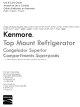 Kenmore 253.6152 Series Use & Care Manual