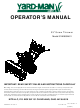 Yard-Man 31AE993I401 Operator's Manual