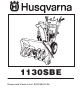 Husqvarna 1130SBE Illustrated Parts List
