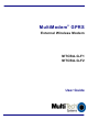Multitech MultiModem MTCBA-G-F1 User Manual
