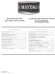 Maytag Washer/Dryer Use And Care Manual