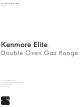 Kenmore Double Oven Gas Range Use & Care Manual