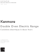 Kenmore Double Oven Electric Range Use & Care Manual