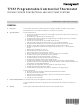 Honeywell T7351 Information