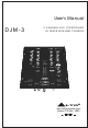Alto DJM-3 User Manual