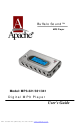 Apache Buffalo Sound MP3-321 User Manual
