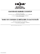 IKEA GAS SEALED BURNER COOKTOP Use & Care Manual