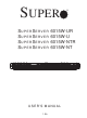 Supero SUPERSERVER 6015W-UR User Manual