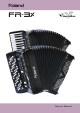 ROLAND FR-3X V-Accordion Owner's Manual