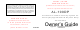 Omega Research & Development AL-100DP Owner's Manual
